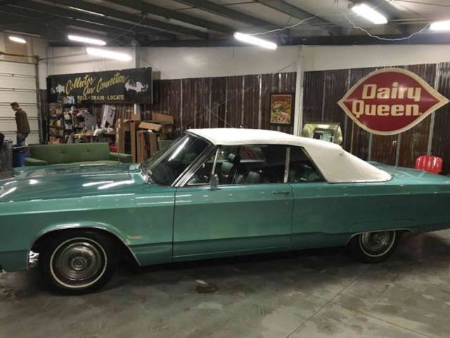 1967 Teal Chrysler 300 Series Convertible