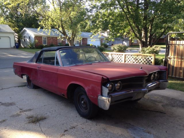 1967 Red Chrysler 300 Series Convertible