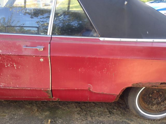 1967 Red Chrysler 300 Series Convertible
