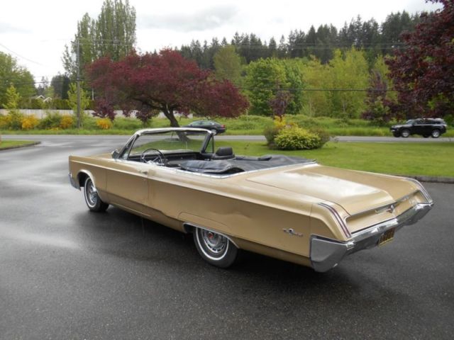 1967 Gold Chrysler 300 Series Convertible