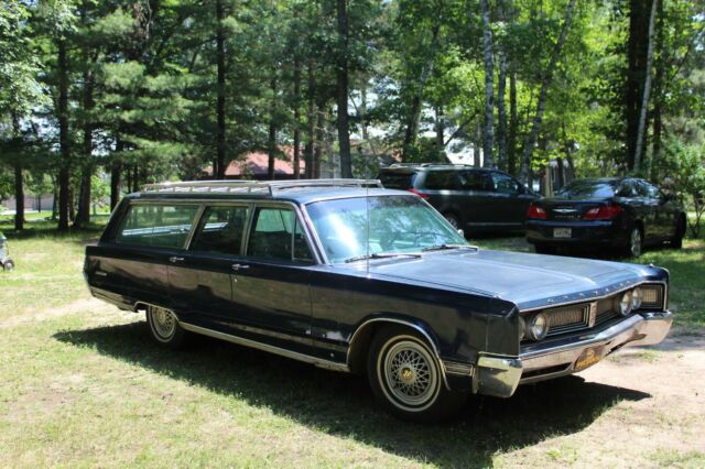 1967 Blue Chrysler Town & Country Wagon