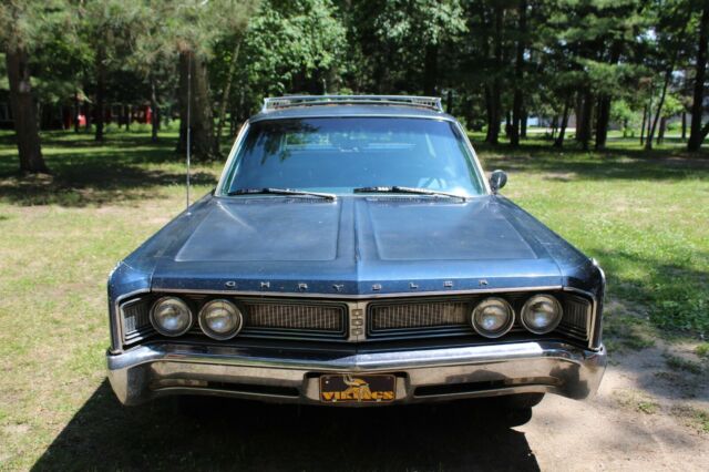 1967 Blue Chrysler Town & Country Wagon
