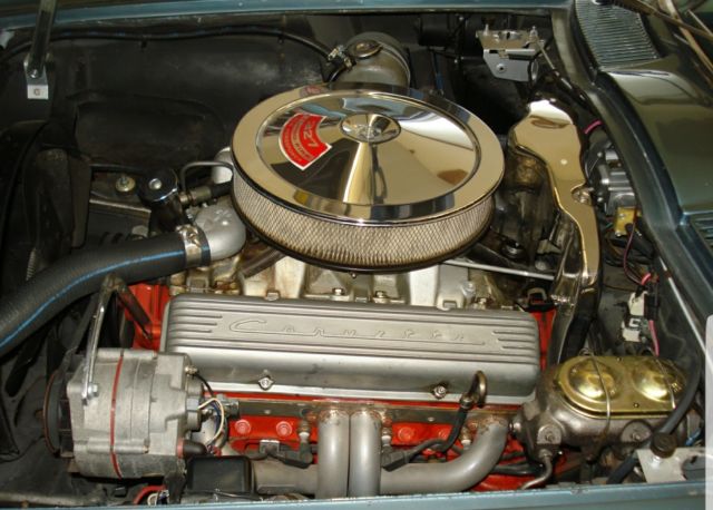 1967 Teal Chevrolet Corvette Convertible
