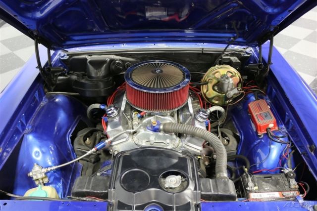 1967 Blue Pontiac GTO