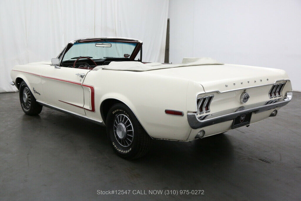 1967 White Ford Mustang