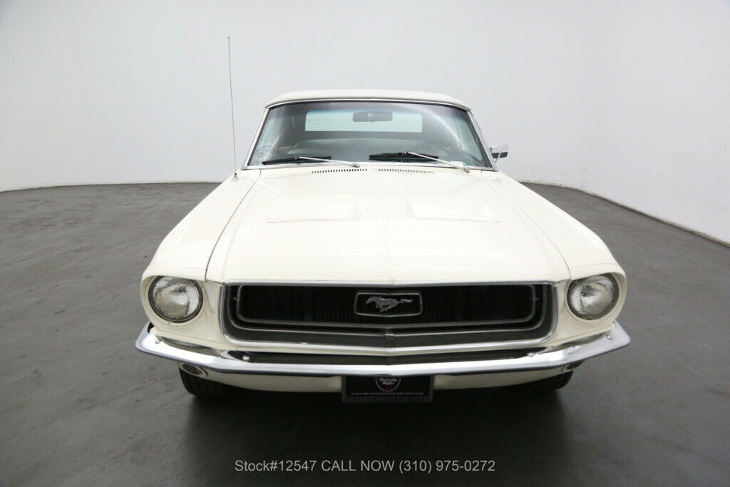 1967 White Ford Mustang