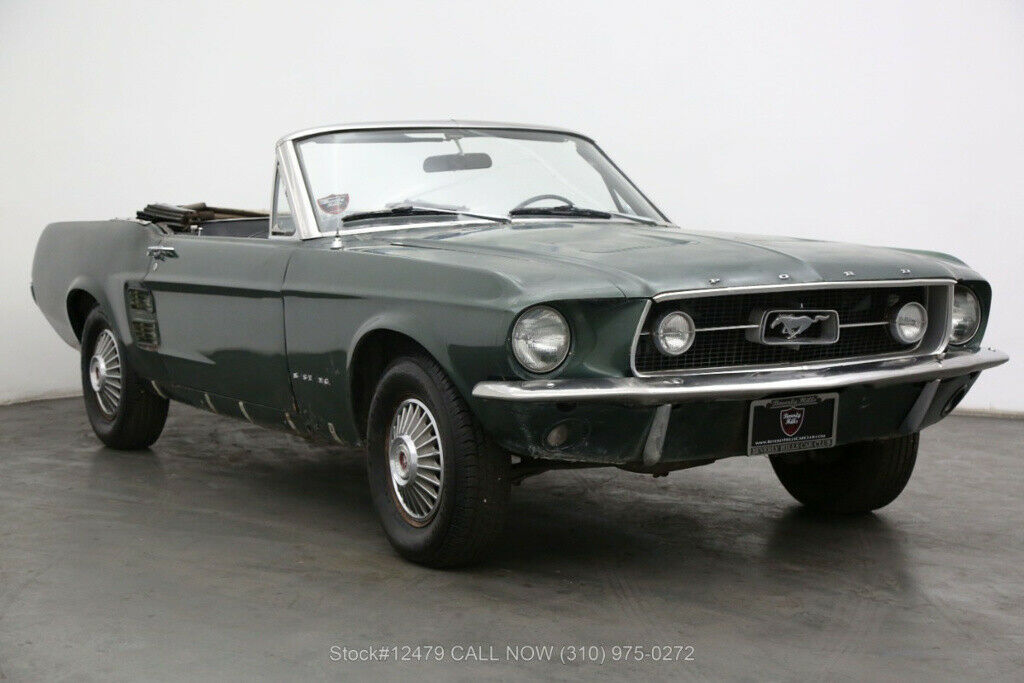 1967 Green Ford Mustang