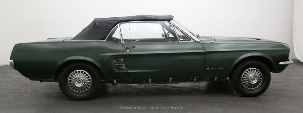 1967 Green Ford Mustang