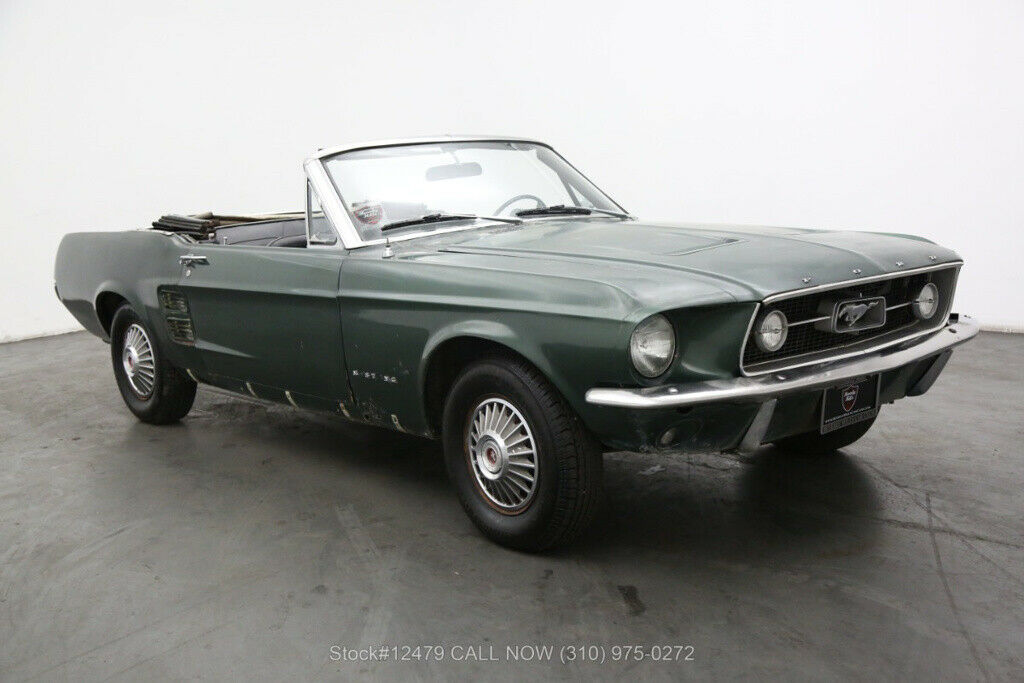 1967 Green Ford Mustang
