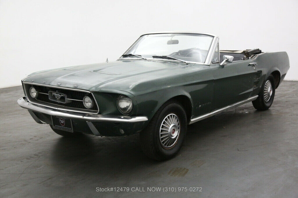 1967 Green Ford Mustang