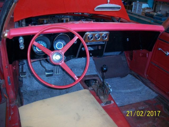 1967 Red Chevrolet Camaro