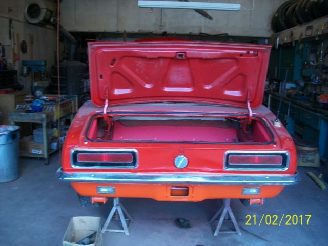 1967 Red Chevrolet Camaro