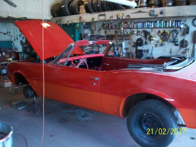 1967 Red Chevrolet Camaro