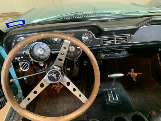 1967 Frost Turquoise Ford Mustang Convertible