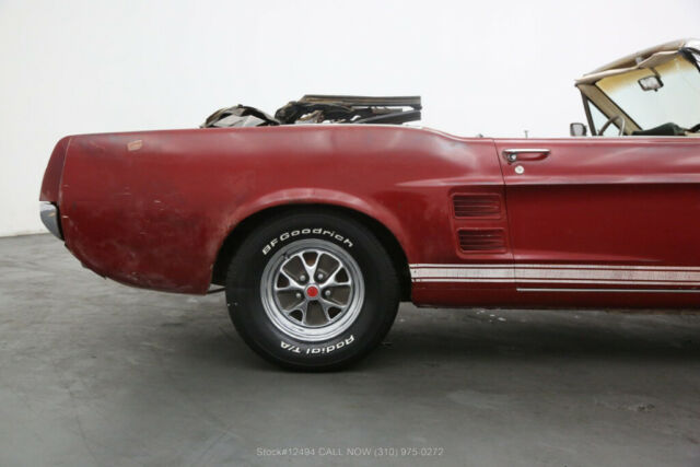 1967 Red Ford Mustang