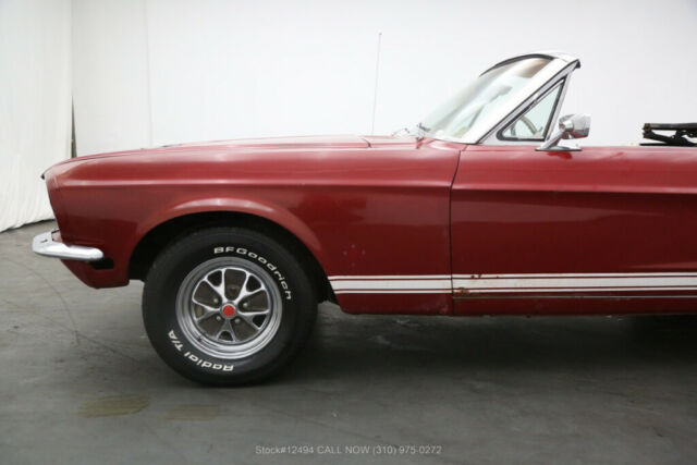 1967 Red Ford Mustang