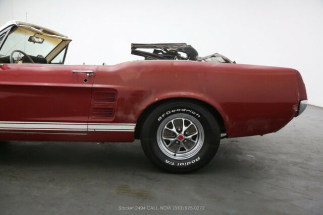 1967 Red Ford Mustang