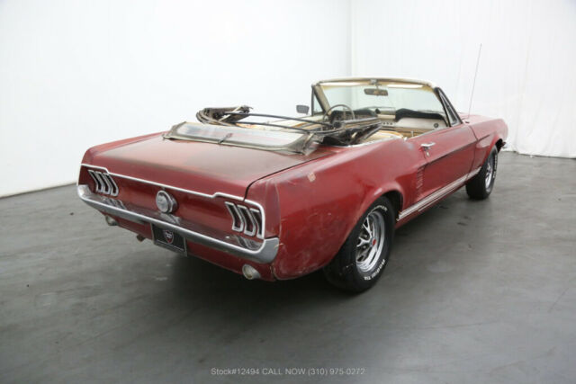 1967 Red Ford Mustang