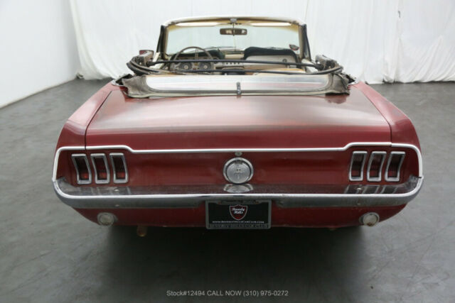 1967 Red Ford Mustang