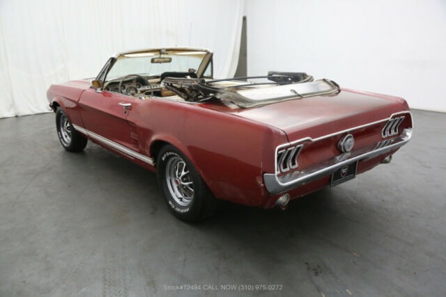 1967 Red Ford Mustang