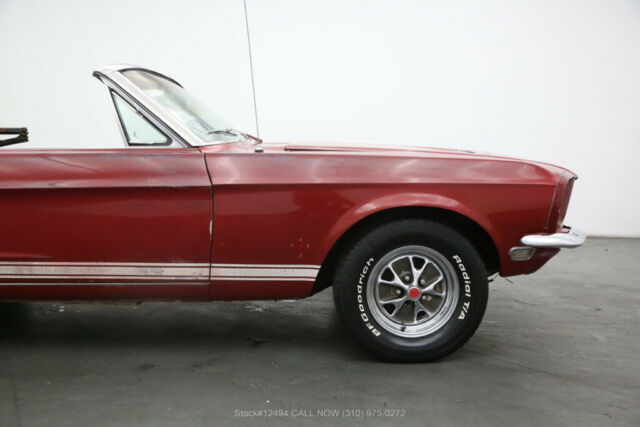 1967 Red Ford Mustang