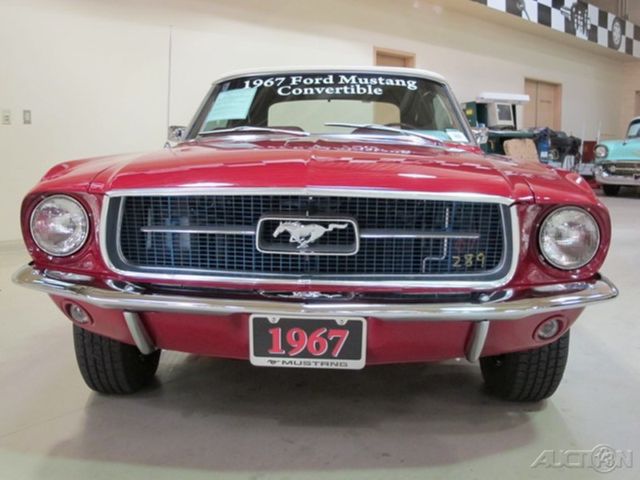 1967 Red Ford Mustang
