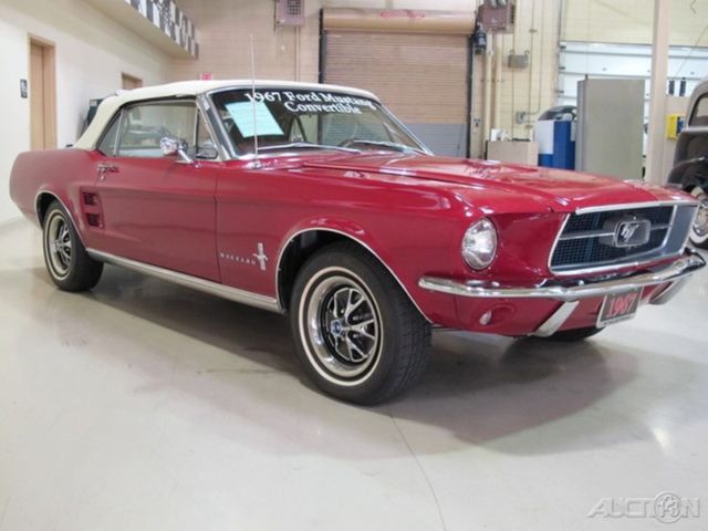1967 Red Ford Mustang
