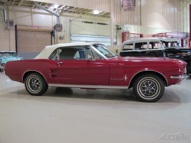 1967 Red Ford Mustang