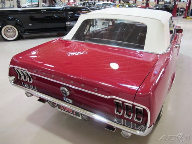 1967 Red Ford Mustang