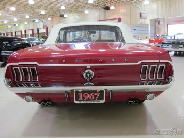 1967 Red Ford Mustang