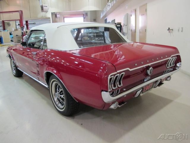 1967 Red Ford Mustang