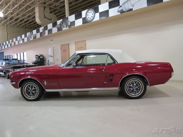 1967 Red Ford Mustang