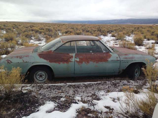 1967 Turquoise Chevrolet Corvair Coupe