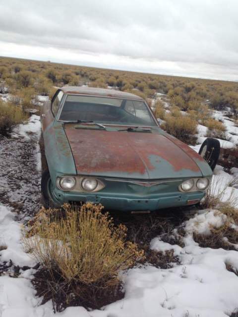 1967 Turquoise Chevrolet Corvair Coupe