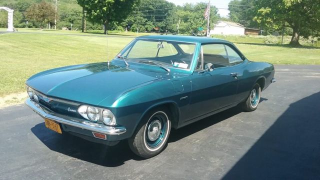 1967 Green Chevrolet Corvair Coupe