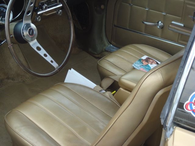 1967 Gold Chevrolet Corvair Convertible