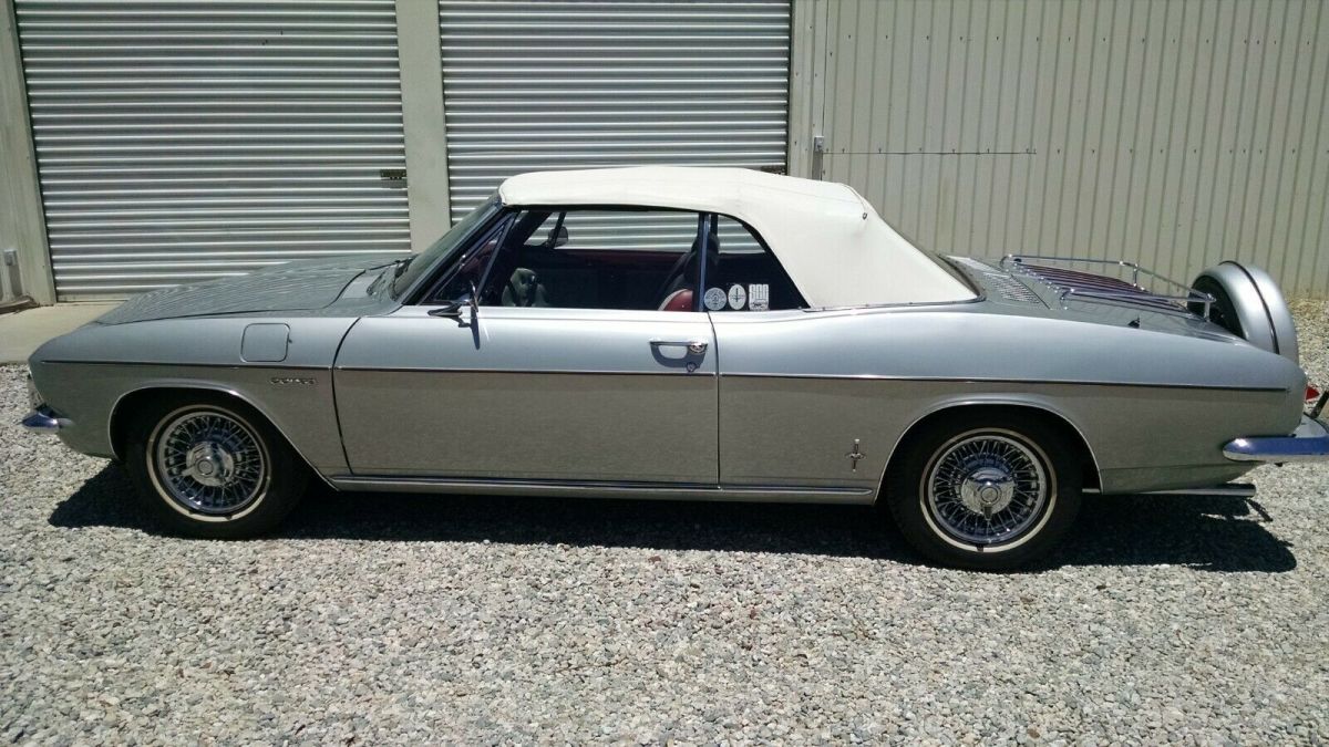 1967 Silver Chevrolet Corvair Convertible