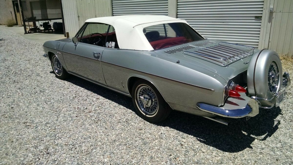 1967 Silver Chevrolet Corvair Convertible