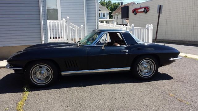 1967 Black Chevrolet Corvette Convertible