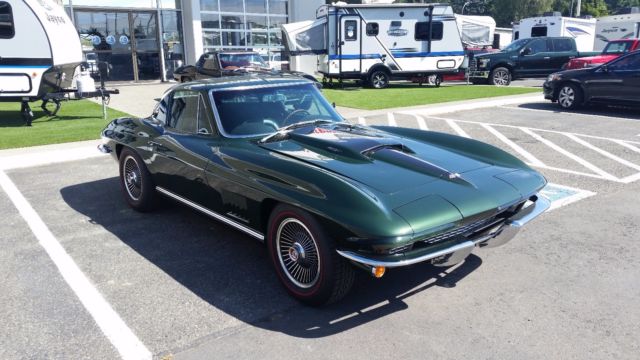 1967 Goodwood Green Chevrolet Corvette Coupe