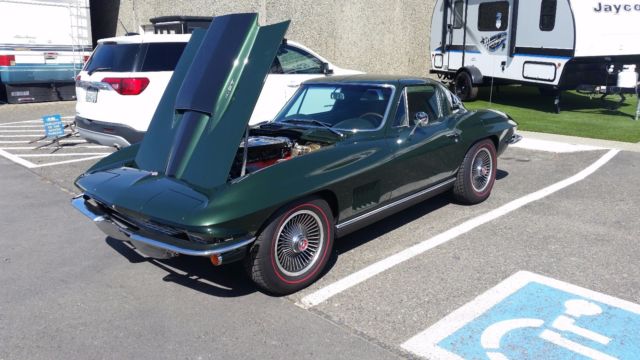 1967 Goodwood Green Chevrolet Corvette Coupe