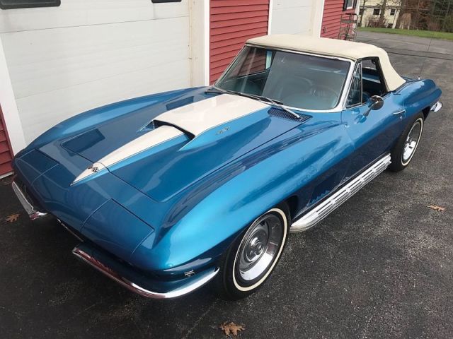 1967 Marina Blue Chevrolet Corvette