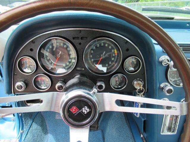 1967 Blue Chevrolet Corvette Coupe
