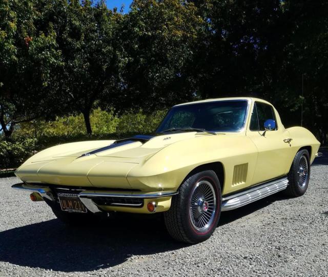 1967 Yellow Chevrolet Corvette