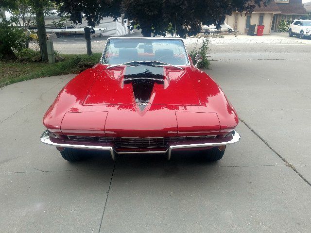 1967 red Chevrolet Corvette Convertible