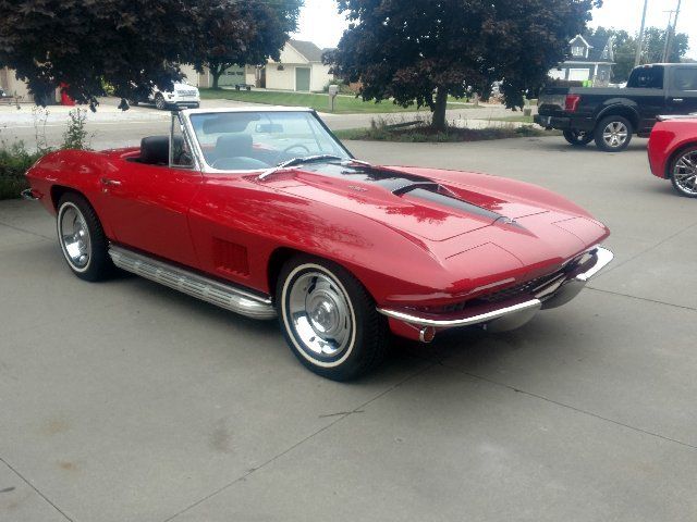 1967 red Chevrolet Corvette Convertible