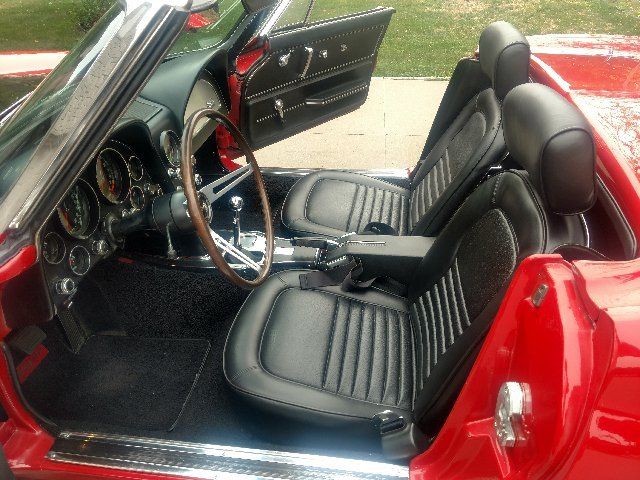 1967 red Chevrolet Corvette Convertible