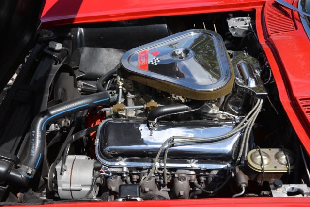 1967 Red Chevrolet Corvette Convertible