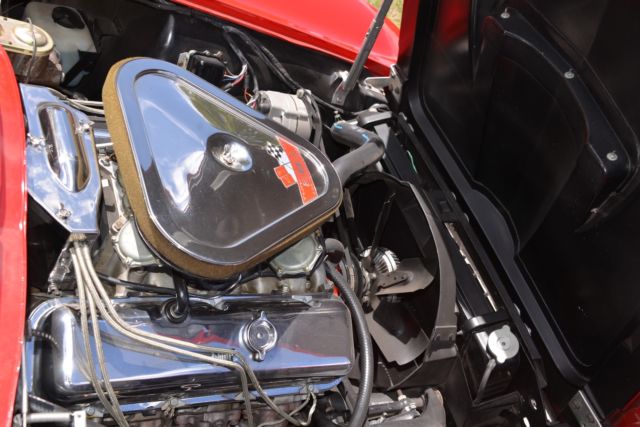 1967 Red Chevrolet Corvette Convertible