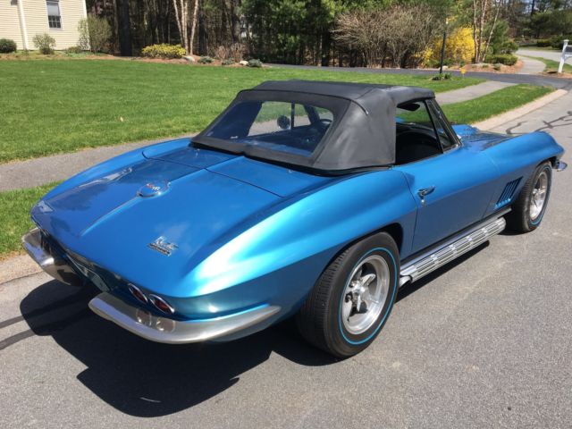 1967 blue Chevrolet Corvette Convertible